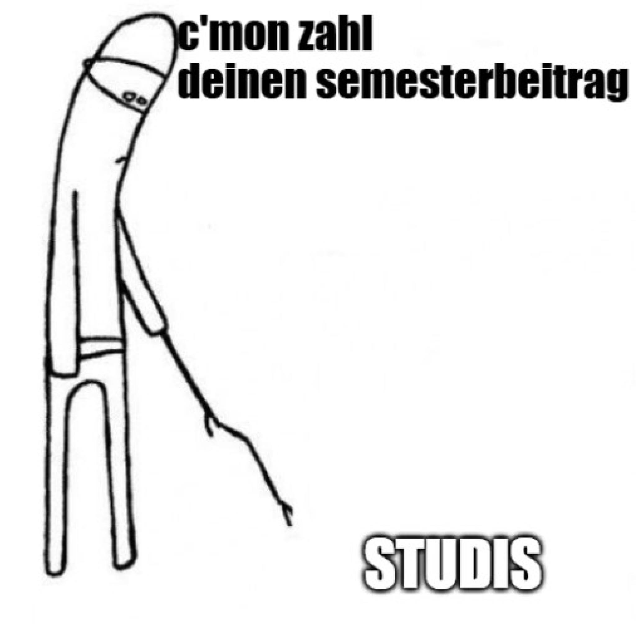 Aaahhh schnell!! Am 31.01., also diesen Samstag (!), ist die Frist, bis wann der Semesterbeitrag auf dem Konto der... Aaahhh schnell!! Am 31.01., also diesen Samstag (!), ist die Frist, bis wann der Semesterbeitrag auf dem Konto der...