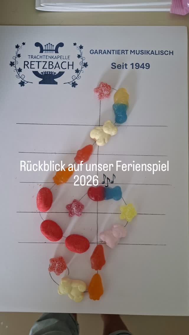 Ein kleiner Einblick in unser Ferienspiel 2026 🎶
Danke an alle Mitwirkenden!
#ferienspiel #trachtenkapelleretzbach