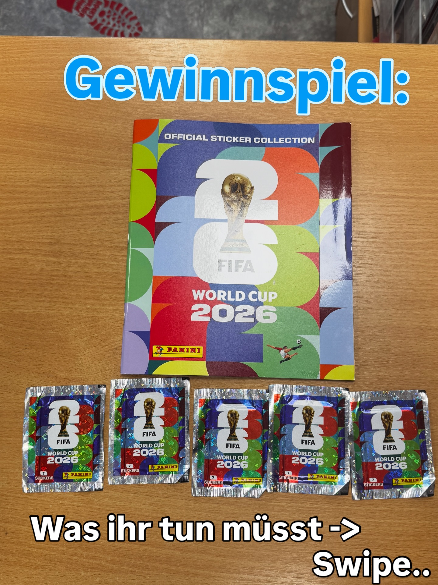 Na komm wir machen auch ein Mini Gewinnspiel!
Unter allen die bis vor dem Anpfiff Deutschland -Curacao das richtige Endergebnis tippen , verlosen wir 1x panini WM Album und 5 Sticker Tütchen zum Start 🎉 aktuell die wichtigste Währung 🤣
Das Gewinnspiel wir von niemand gesponsert (außer vom Chef der das bezahlen muss🤣)
Macht mit , markiert eure Freunde und tippt das Endergebnis des Spiels richtig!
Unter allen Richtigen Kommentaren(Instagram und Facebook mitnimmt originalpost) wir es Montag ausgelost und kann nach der Nachricht von uns an den Gewinner bei uns im Geschäft abgeholt werden! Viel Glück 🍀
Der Rechtsweg ist ausgeschlossen #panini #sticker #gewinnspiel