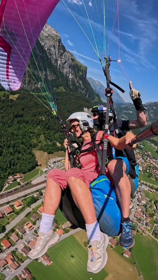 ☀️ Blue skies, fresh mountain air & another day in the sky. Who's ready to fly? 🪂
#Kandersteg #Oeschinensee #BernerOberland #MySwitzerland #swissalps